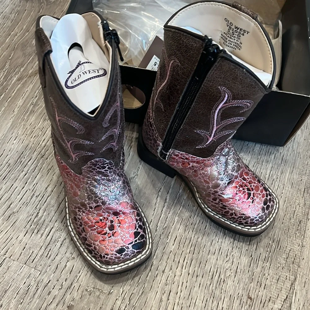 Old West Toddler Cowgirl Boots - Picture 6 of 11